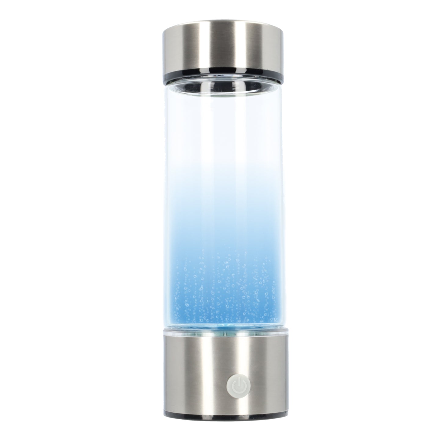 H2 Drinkfles - Hydrogen Generator Waterfles - Waterstof Generator - 500ml - Metallic Grey