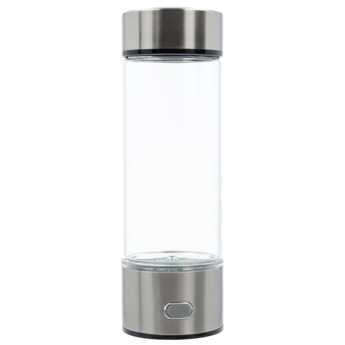 H2 Drinkfles - Hydrogen Generator Waterfles - Waterstof Generator - 500ml - Metallic Grey