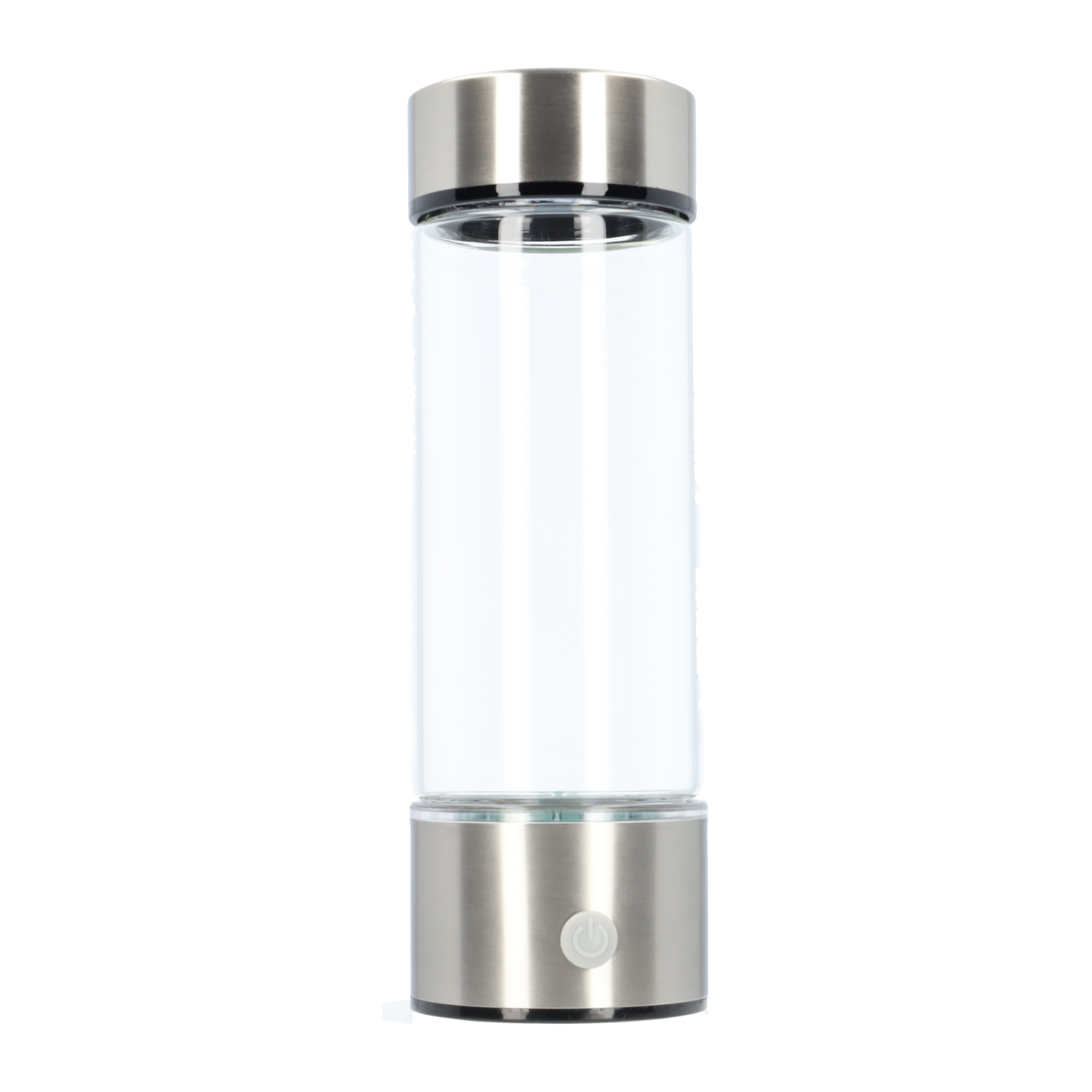 H2 Drinkfles - Hydrogen Generator Waterfles - Waterstof Generator - 500ml - Metallic Grey