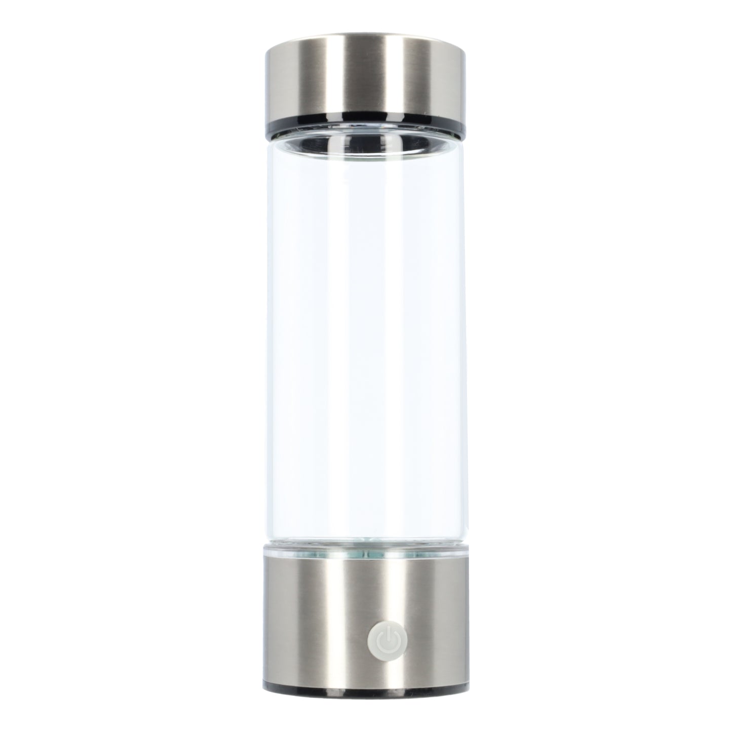 H2 Drinkfles - Hydrogen Generator Waterfles - Waterstof Generator - 500ml - Metallic Grey